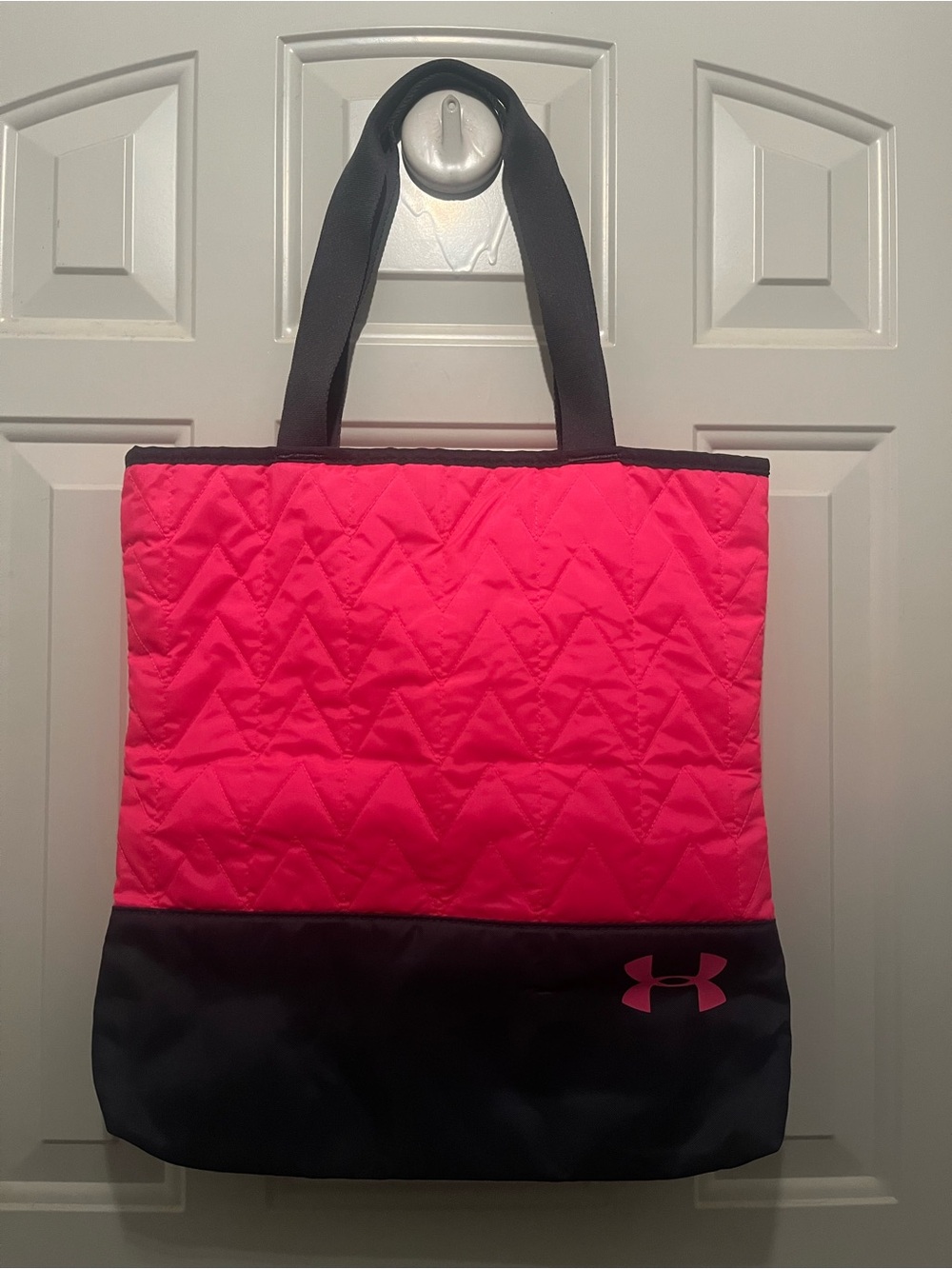 NWOT! Under Armour Hot Pink Reversible Quilted Tote Bag